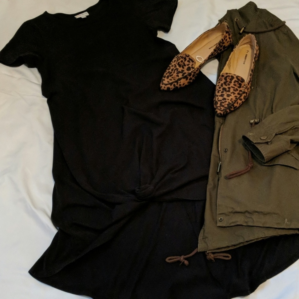 Black swing dress